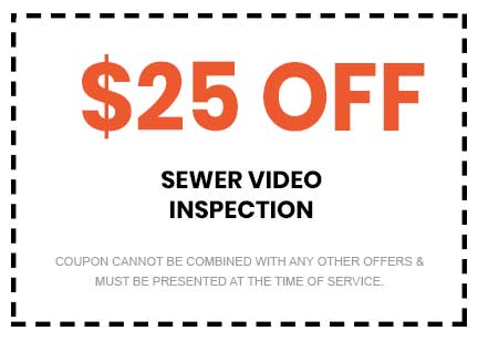 Discount on Sewer Video Inspection