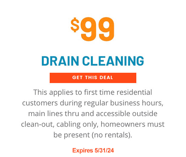 drain cleaning coupon